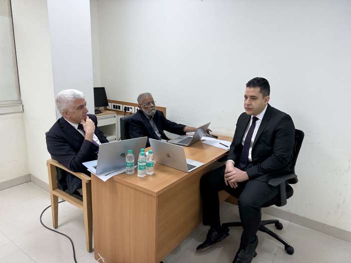 ABTS examiners conducting the oral assessment at Max Super Speciality Hospital